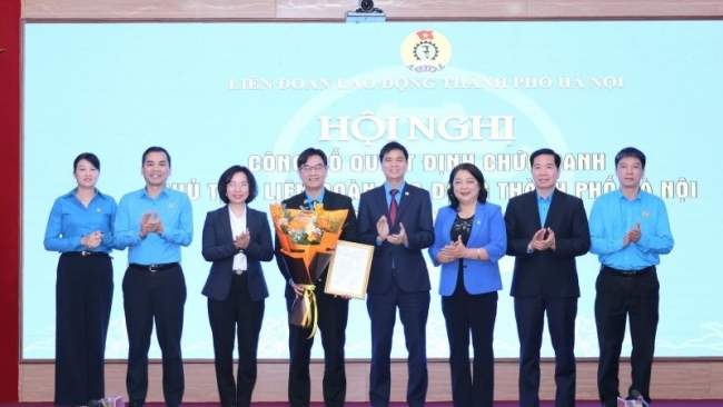 Ông Nguyễn Văn Thắng giữ chức Chủ tịch Liên đoàn Lao động thành phố Hà Nội