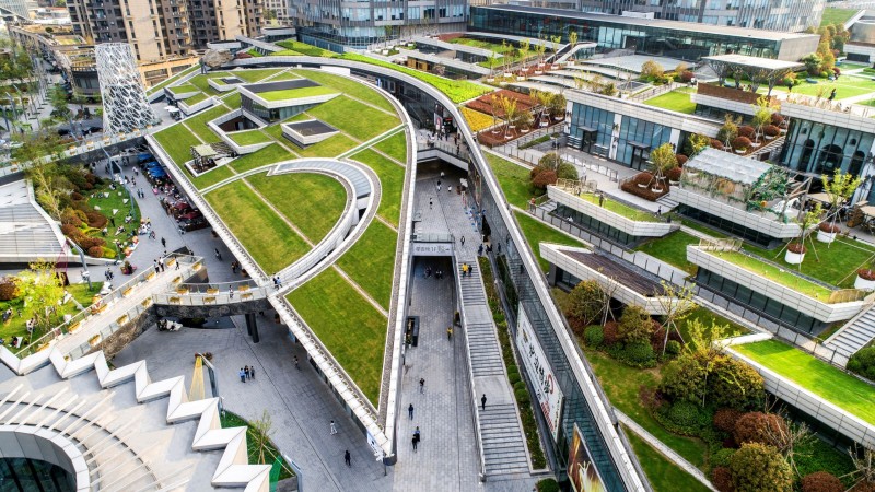 Công trình kiến trúc xanh của Nikken tại Thượng Hải. Nguồn nikken.co.jp