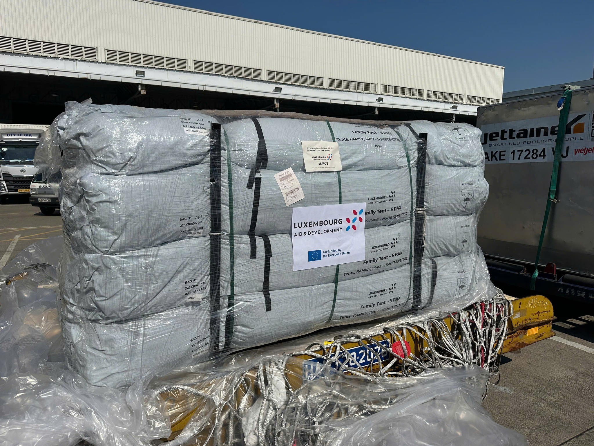lô hàng cứu trợ khẩn cấp do Liên minh Châu Âu (EU) viện trợ, 
