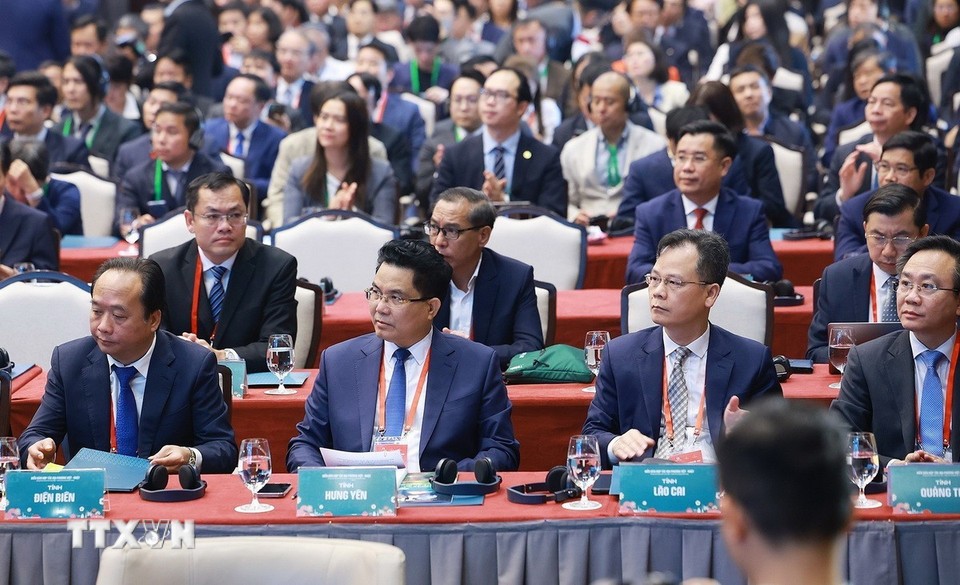 Các đại biểu tham dự Diễn đàn hợp tác địa phương Việt - Nhật. (Ảnh: TTXVN)