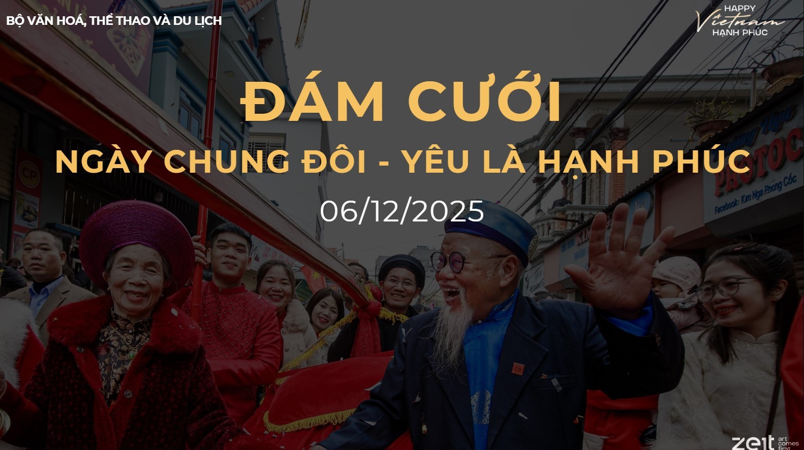 lễ cưới tập thể Vietnam Happy Fest 2025: 80 cặp đôi sẽ tham gia lễ cưới tập thể tại Phố đi bộ Hồ Gươm