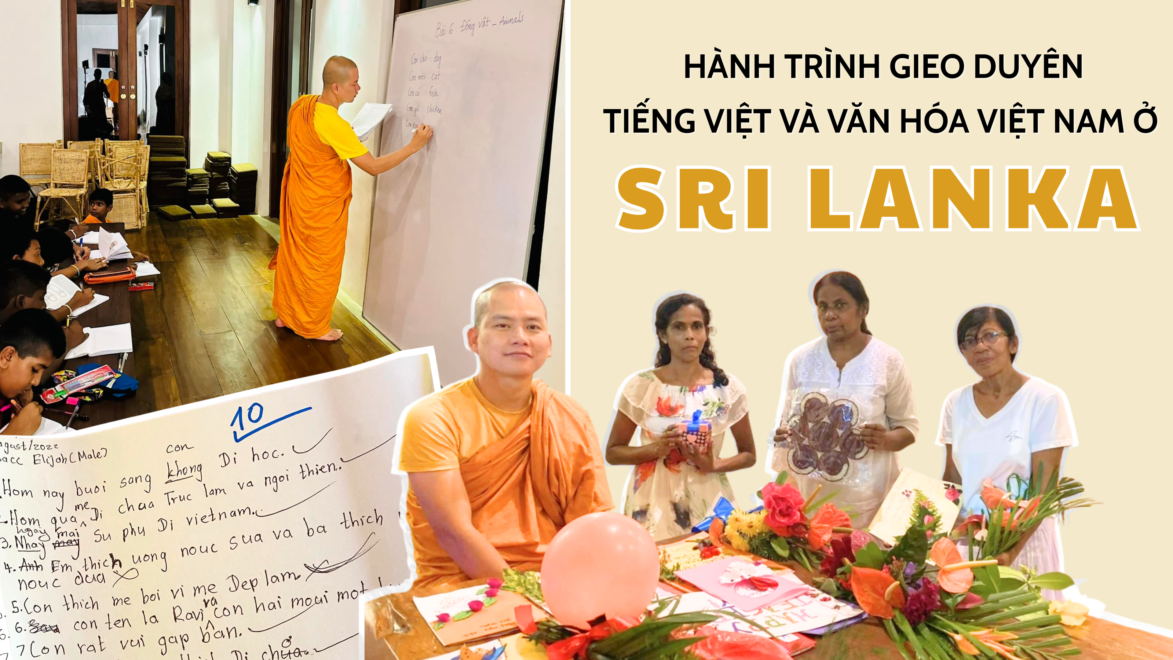 Hành trình gieo duyên tiếng Việt và văn hóa Việt Nam ở Sri Lanka