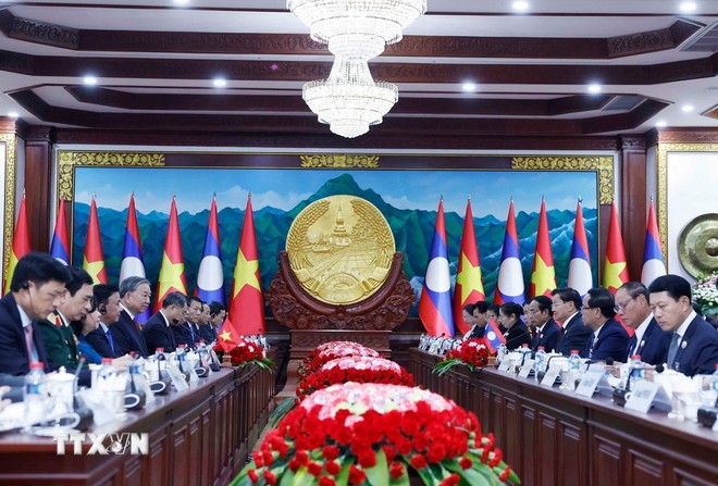 Tuyên bố chung Việt Nam-Lào nhân chuyến thăm của Tổng Bí thư Tô Lâm tới Lào