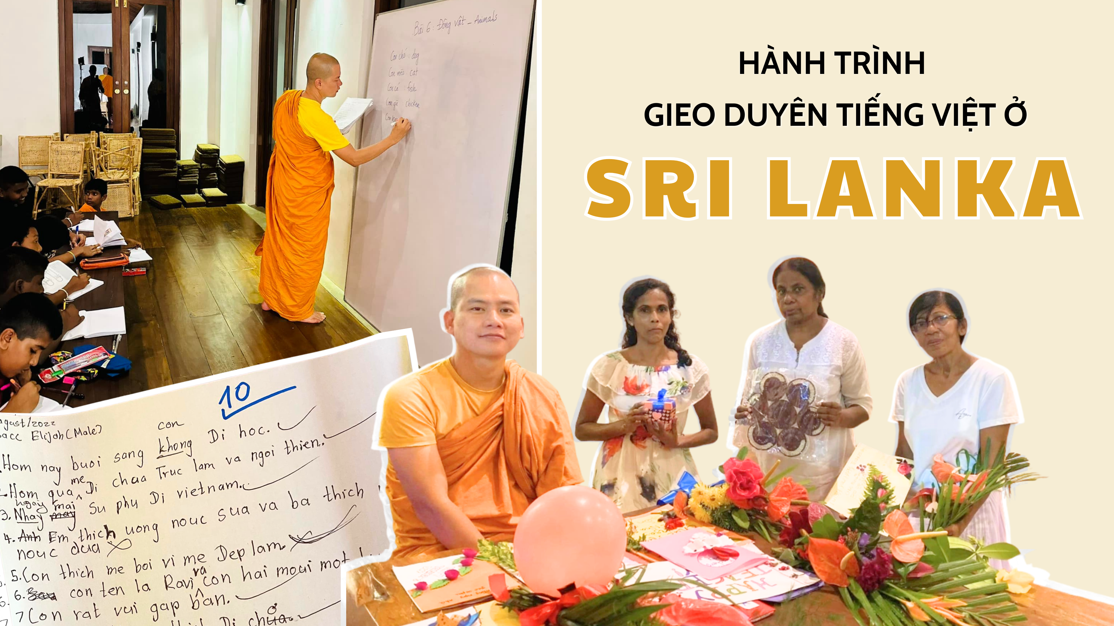 Hành trình gieo duyên tiếng Việt ở Sri Lanka