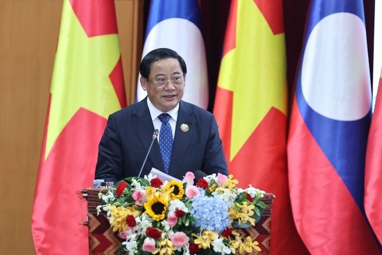 Thủ tướng Lào Sonexay Siphandone. Ảnh: VGP/Nhật Bắc