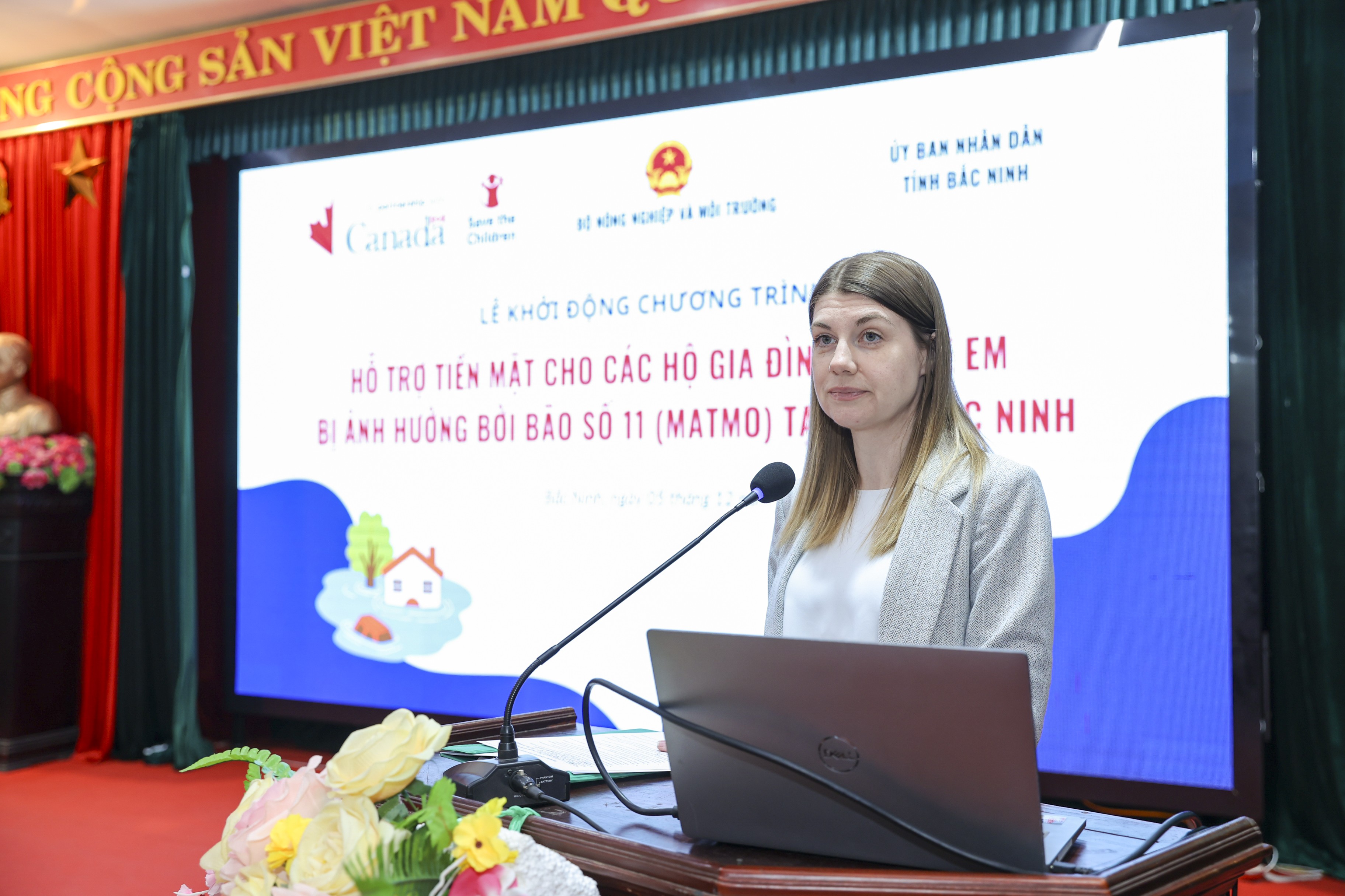 Chính phủ Canada và Tổ chức Cứu trợ Trẻ em tiếp sức trẻ em Bắc Ninh sớm quay về nhịp sống và học tập sau thiên tai