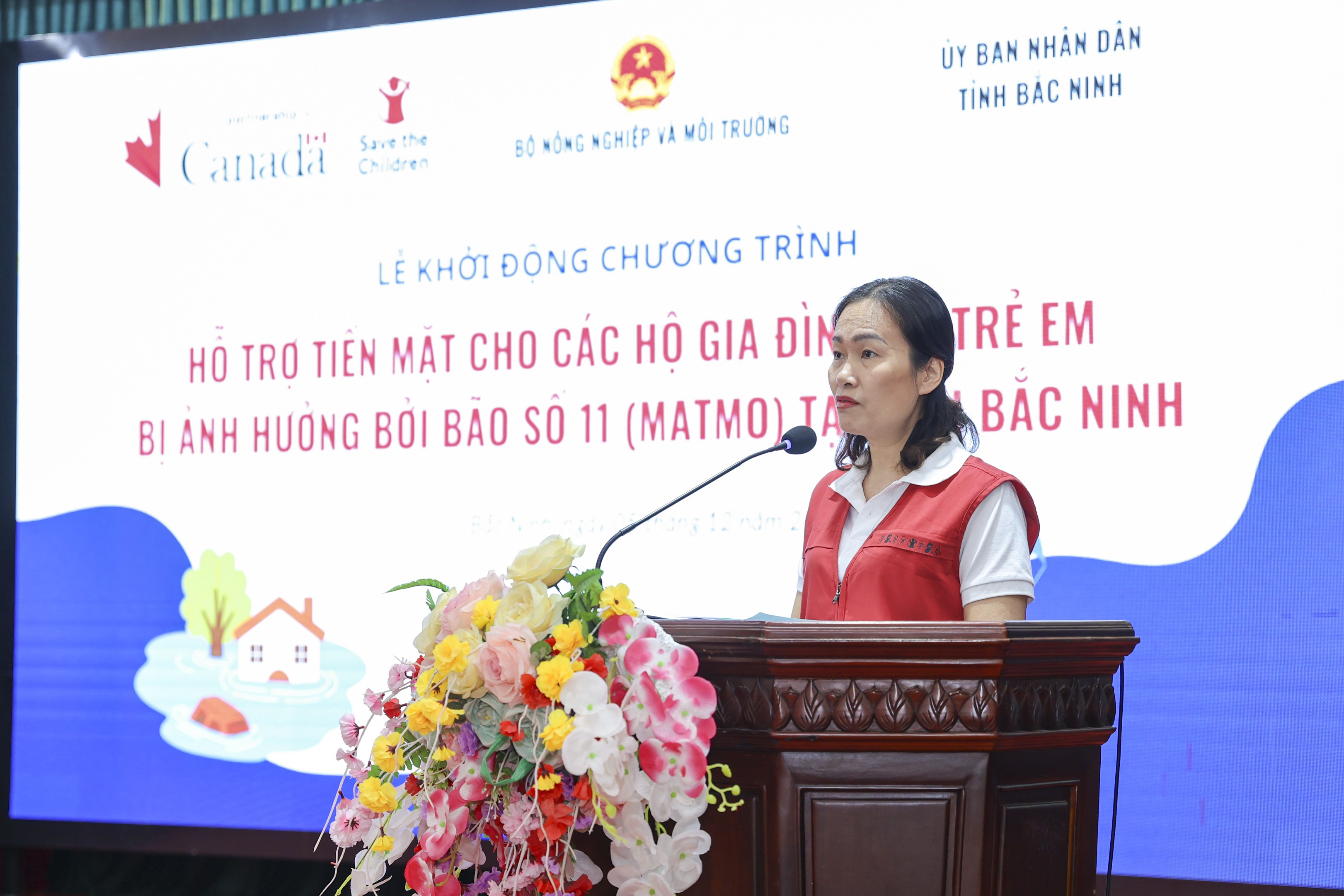 Chính phủ Canada và Tổ chức Cứu trợ Trẻ em tiếp sức trẻ em Bắc Ninh sớm quay về nhịp sống và học tập sau thiên tai