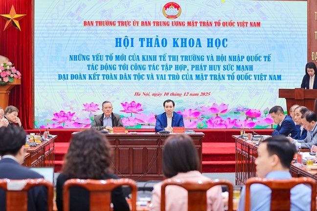 Vai trò của Mặt trận Tổ quốc Việt Nam trong nền kinh tế thị trường và hội nhập quốc tế trong giai đoạn hiện nay Vai trò của Mặt trận Tổ quốc Việt Nam trong nền kinh tế thị trường và hội nhập quốc tế trong giai đoạn hiện nay