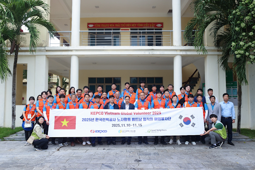 tap doan dien luc han quoc kepco trien khai hoat dong tinh nguyen va csr tai thanh hoa