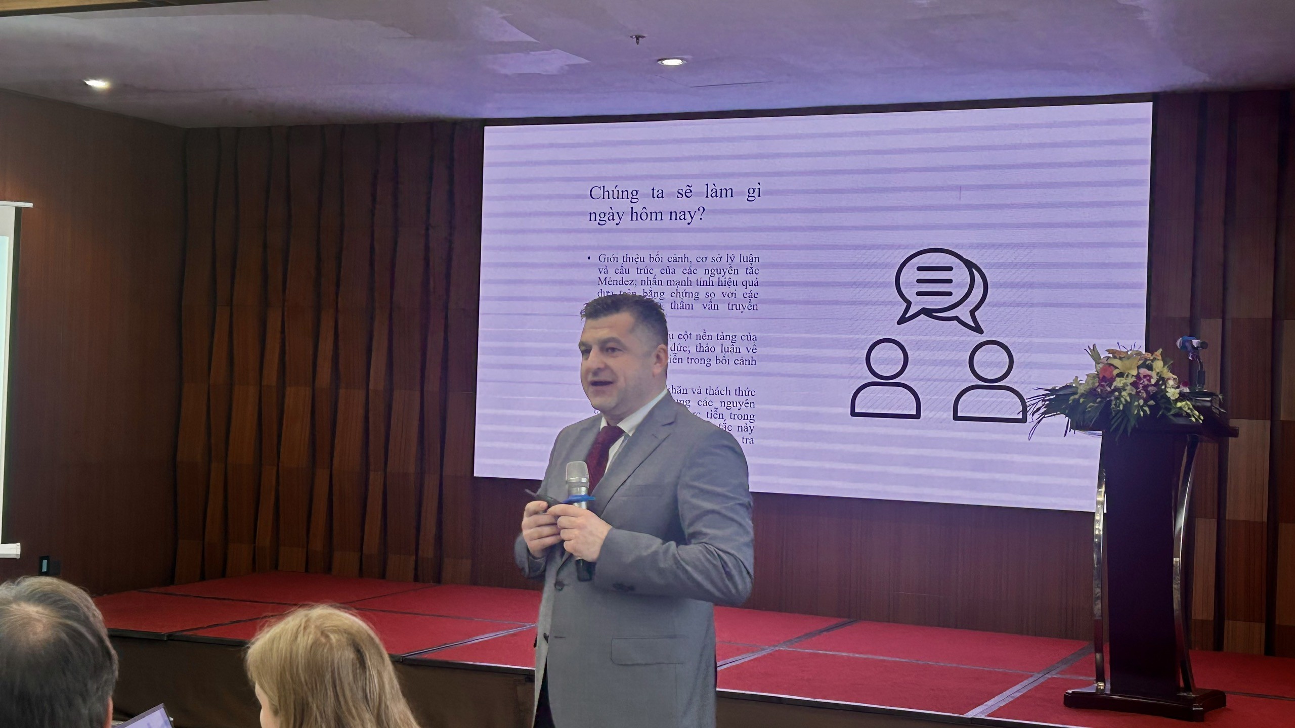 Thúc đẩy thực thi Công ước chống tra tấn qua giới thiệu Nguyên tắc Méndez trong điều tra, thu thập thông tin Thúc đẩy thực thi Công ước chống tra tấn qua giới thiệu Nguyên tắc Méndez trong điều tra, thu thập thông tin