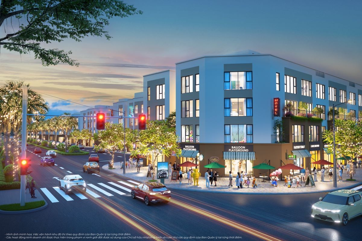 Thiết kế đa công năng, án ngữ các trục đường lớn giúp Boutique Home đáp ứng nhu cầu vừa ở vừa kinh doanh. (Ảnh phối cảnh: Vinhomes) Thiết kế đa công năng, án ngữ các trục đường lớn giúp Boutique Home đáp ứng nhu cầu vừa ở vừa kinh doanh. (Ảnh phối cảnh: Vinhomes)