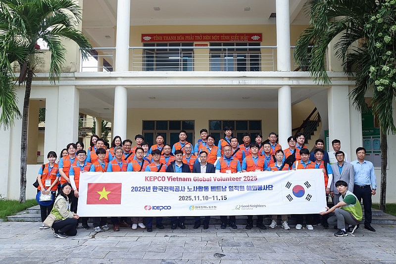Tập đoàn Điện lực Hàn Quốc (KEPCO) triển khai hoạt động tình nguyện và CSR tại Thanh Hóa