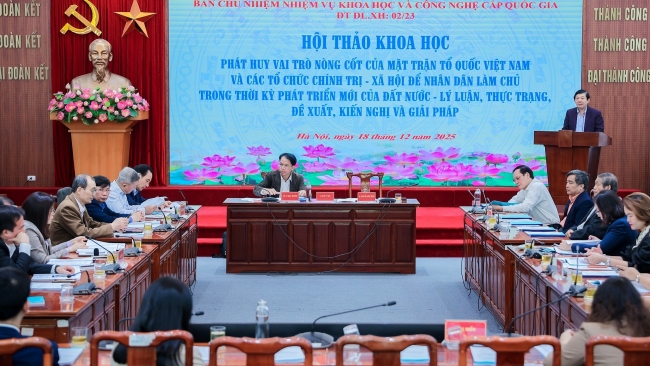 Phát huy vai trò nòng cốt của Mặt trận để nhân dân làm chủ trong thời kỳ phát triển mới