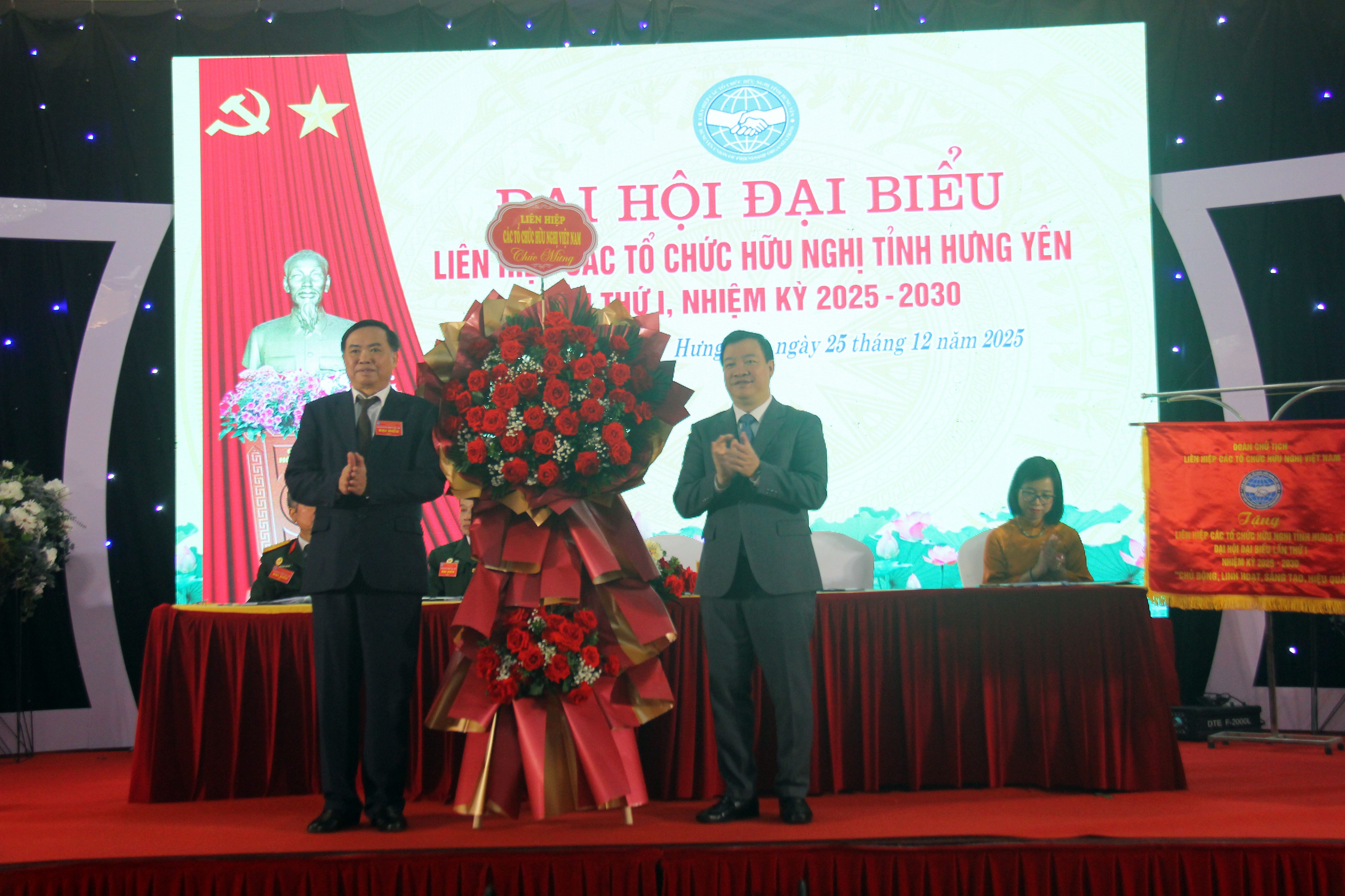 Ông Vũ Đức Hạnh giữ chức Chủ tịch Liên hiệp các tổ chức hữu nghị tỉnh Hưng Yên nhiệm kỳ 2025-2030