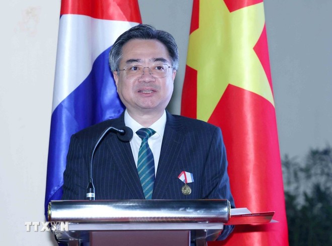 Nhà nước Cuba trao tặng Huân chương Hữu nghị cho ông Nguyễn Thanh Nghị