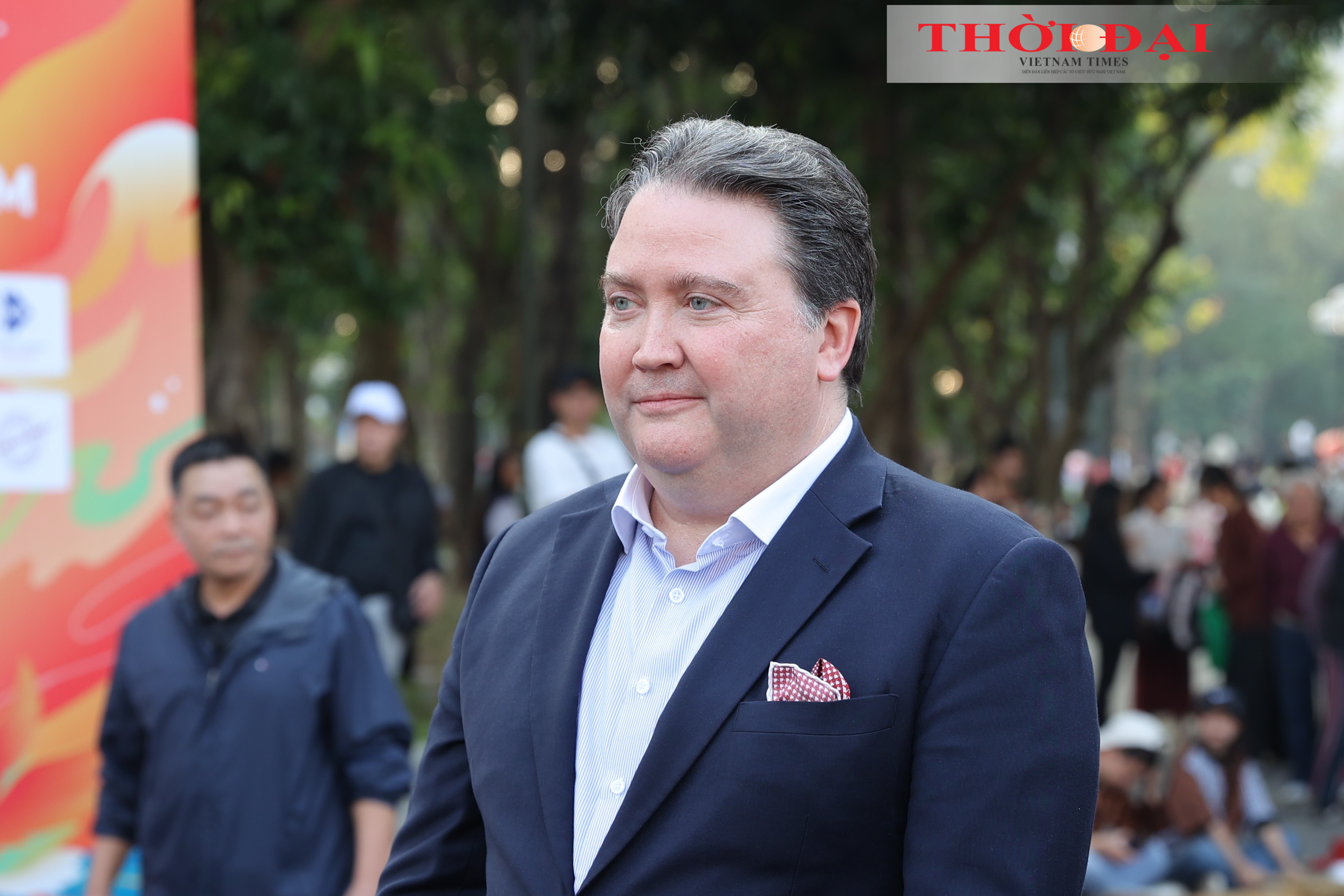 Đại sứ Hoa Kỳ tại Việt Nam Marc Knapper. (Ảnh: Đinh Hòa) Đại sứ Hoa Kỳ tại Việt Nam Marc Knapper. (Ảnh: Đinh Hòa)