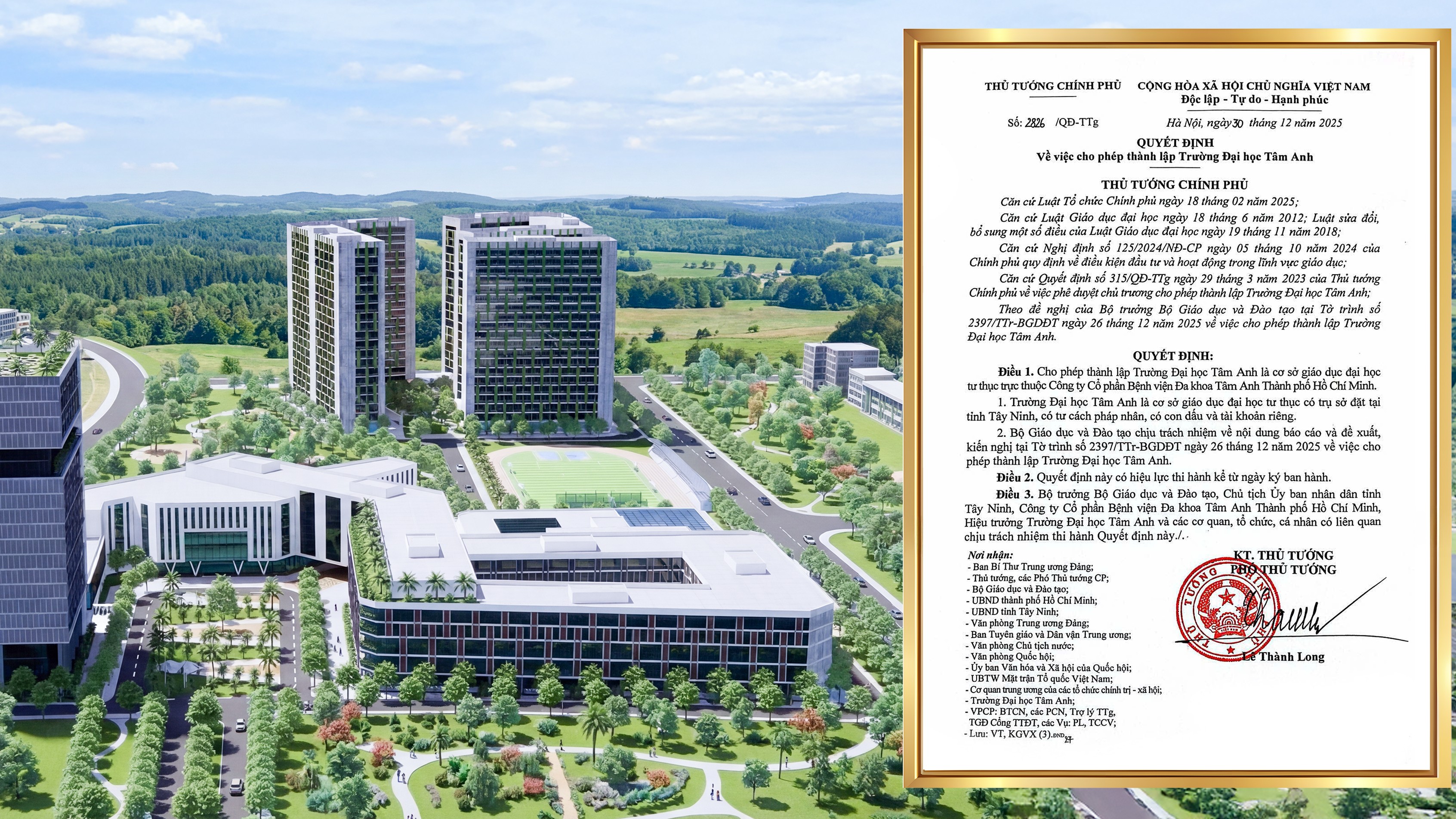 Trường Đại học Tâm Anh chính thức thành lập, tuyển sinh đầu năm 2027