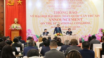 Thông báo về Đại hội Đảng tới các cơ quan đại diện ngoại giao, tổ chức quốc tế