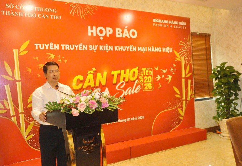 Hơn 500 thương hiệu trong nước và quốc tế hội tụ tại sự kiện “Cần Thơ Mega Sale 2026”