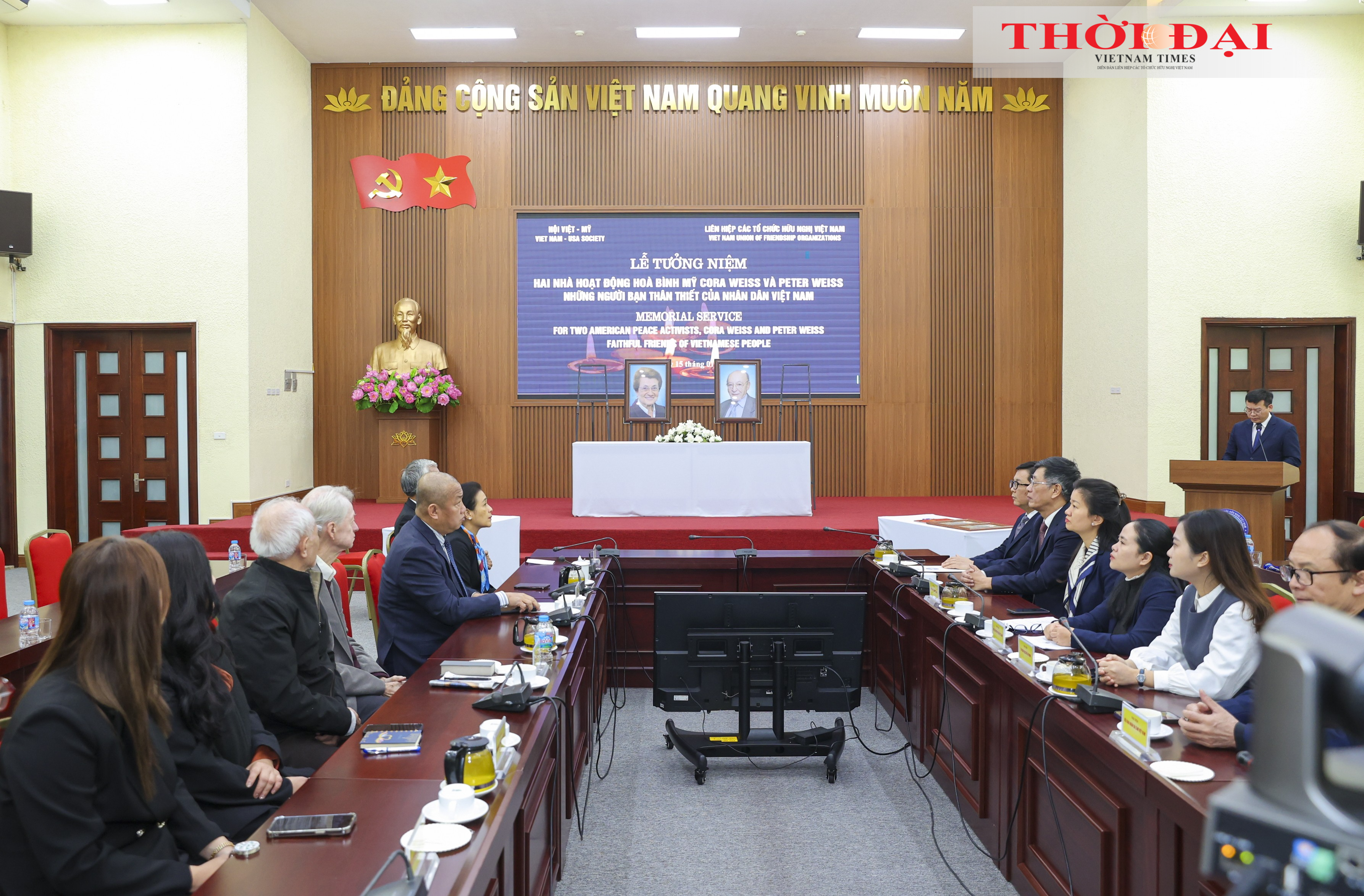 Lễ tưởng niệm vợ chồng ông bà Peter và Cora Weiss: Những sứ giả của lương tri và hòa bình