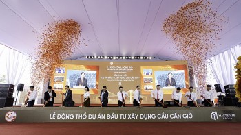 Chính thức động thổ hai dự án hạ tầng giao thông trọng điểm: Cầu Phú Mỹ 2 và cầu Cần Giờ