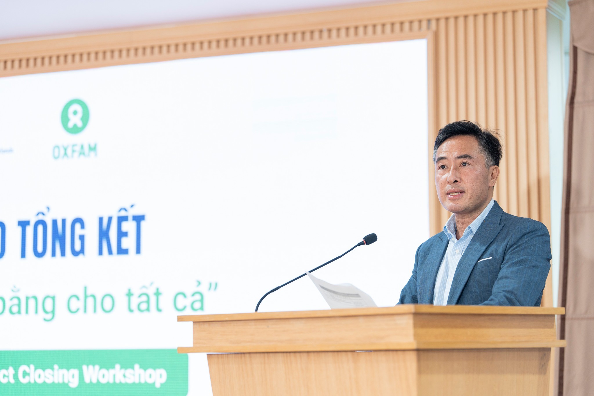 Ông Phạm Quang Tú, Phó Giám đốc Quốc gia tổ chức Oxfam tại Việt Nam. (Ảnh: NVCC)