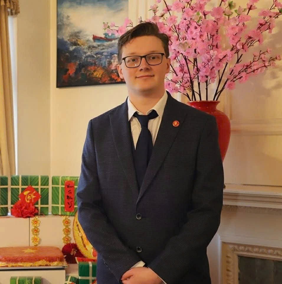 Kyril Whittaker, Đảng viên Đảng Cộng sản Anh. (Ảnh: TGCC)