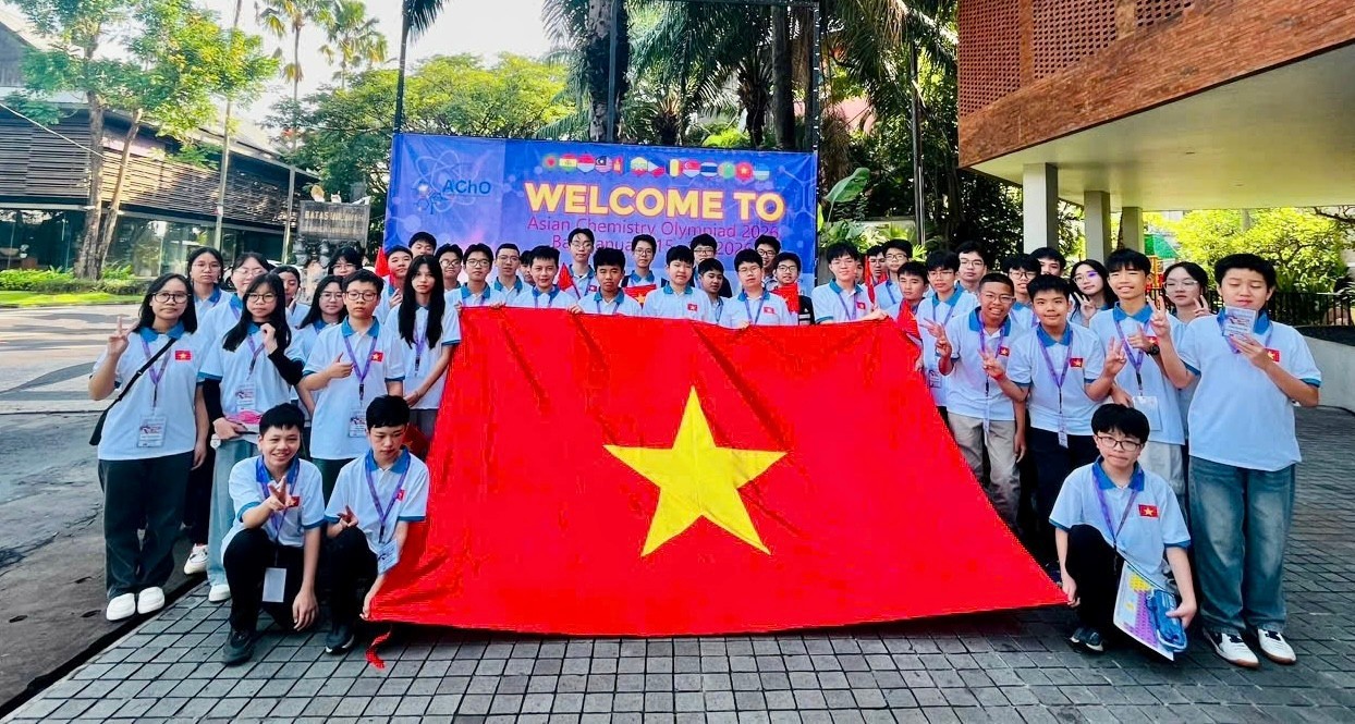 Việt Nam xuất sắc giành 44 giải thưởng tại Kỳ thi Olympic Hóa học Châu Á