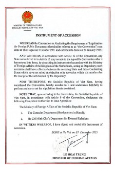 viet nam hoan tat thu tuc gia nhap cong uoc apostille
