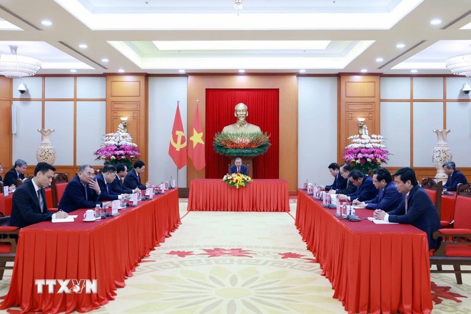 Tổng Bí thư Tô Lâm điện đàm với Bí thư thứ nhất, Chủ tịch Cuba Miguel Diaz-Canel