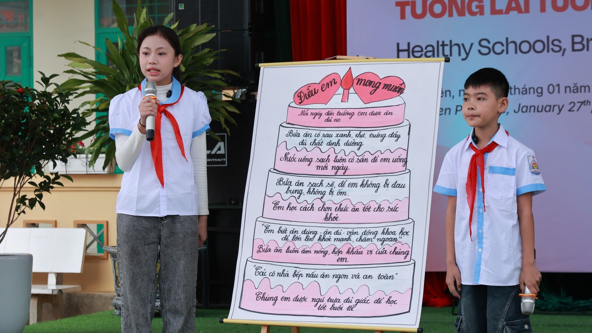 World Vision triển khai sáng kiến về dinh dưỡng học đường tại Điện Biên