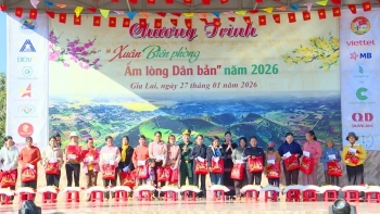 Xuân Biên phòng ấm lòng dân bản 2026: Hơn 10.000 suất quà hướng về biên cương Tổ quốc
