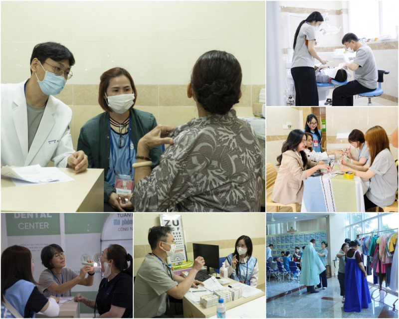 Đoàn y tế Hàn Quốc khám, cấp thuốc và điều trị miễn phí cho khoảng 3.000 người dân Đồng bằng sông Cửu Long Đoàn y tế Hàn Quốc khám, cấp thuốc và điều trị miễn phí cho khoảng 3.000 người dân Đồng bằng sông Cửu Long