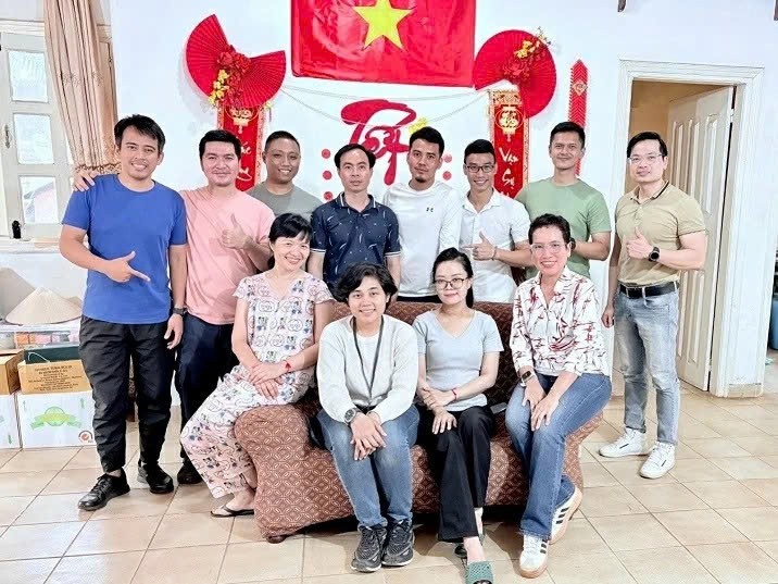 Tết của những người lính mũ nồi xanh ở Trung Phi Tết của những người lính mũ nồi xanh ở Trung Phi