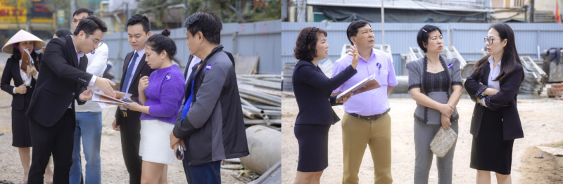 Khách hàng và nhà đầu tư tìm hiểu thông tin về Tổ hợp shophouse hạng sang Hue Legacy Residence