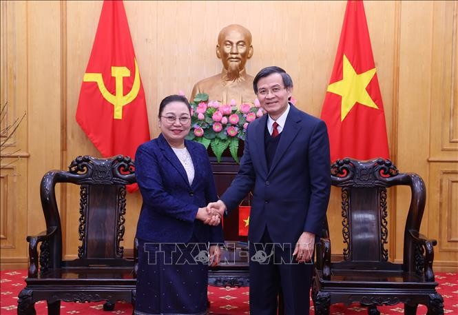 Học viện Chính trị quốc gia Hồ Chí Minh thúc đẩy hợp tác đào tạo cán bộ với Lào