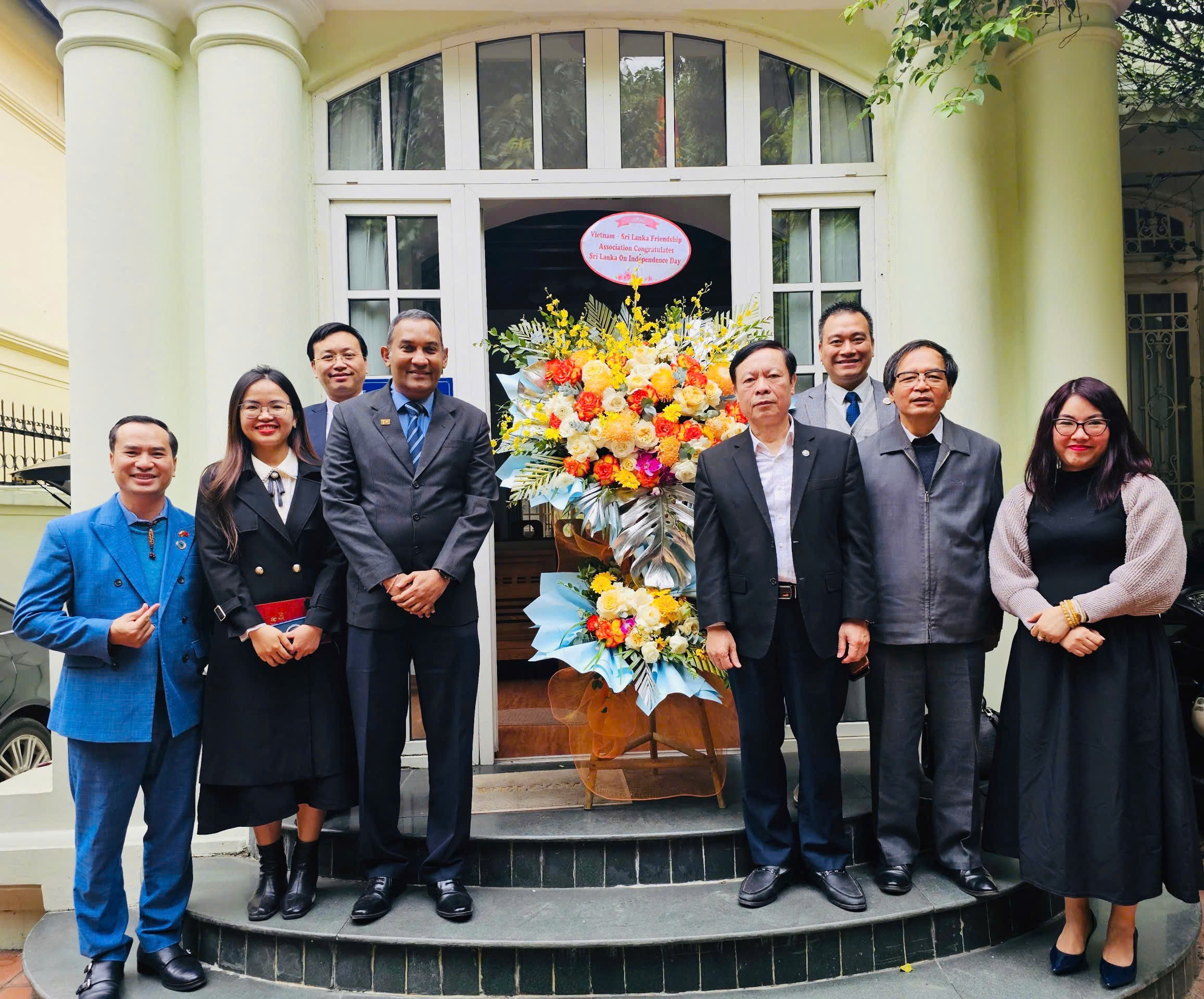 Hội hữu nghị Việt Nam - Sri Lanka chúc mừng 78 năm Ngày Độc lập Sri Lanka