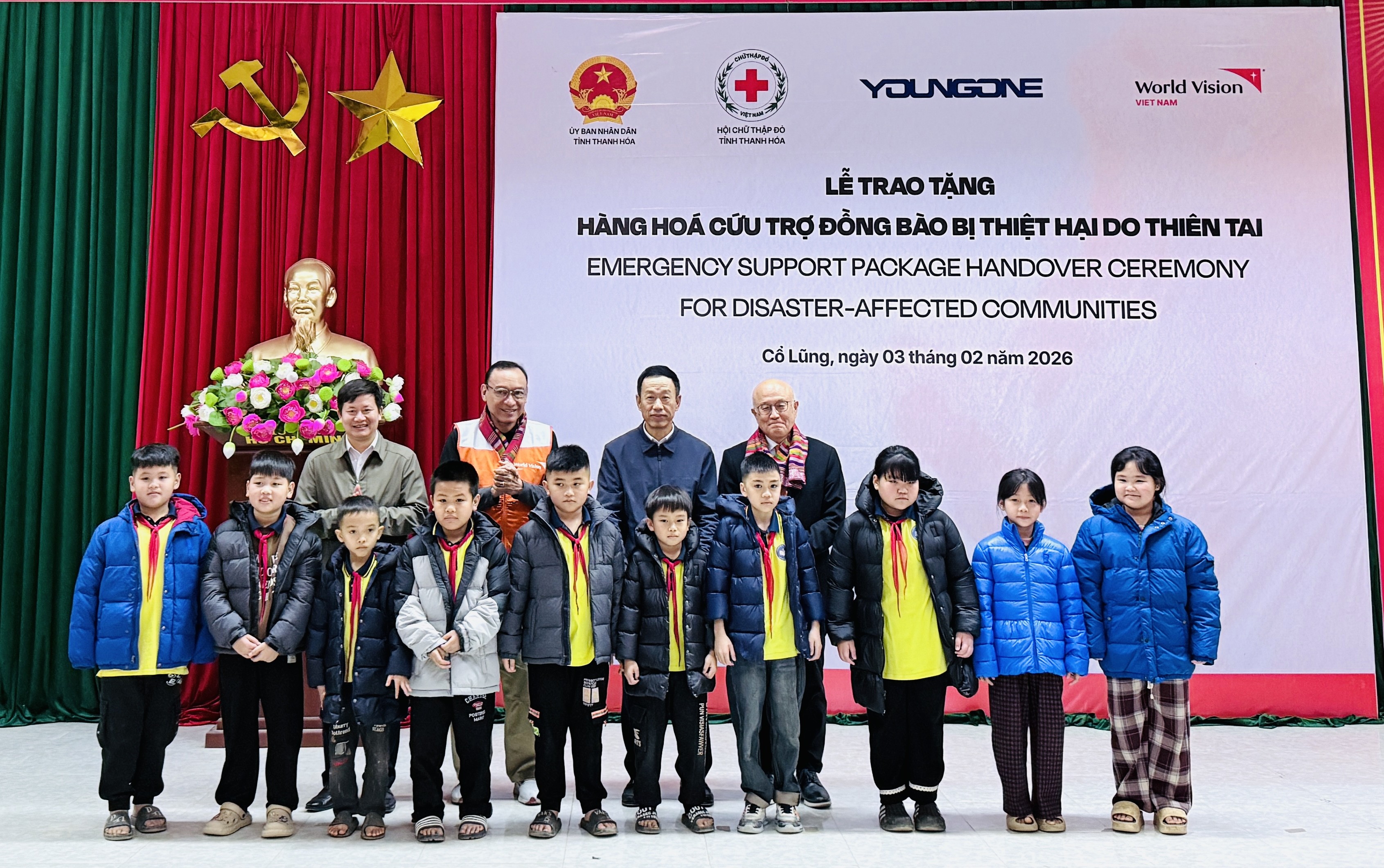 WVIV tặng hàng hoá cứu trợ cho cộng đồng chịu ảnh hưởng thiên tai tại Thanh Hóa