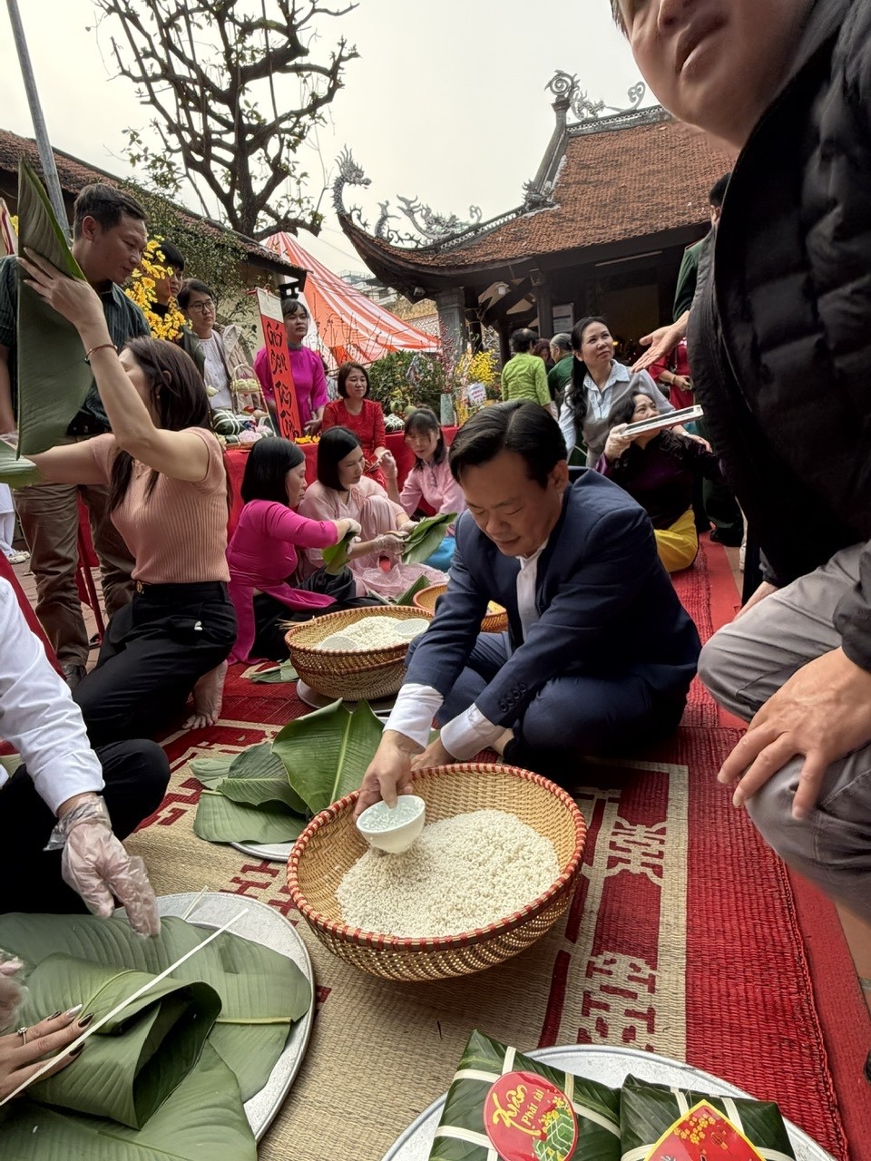 Ấn tượng Ngày hội Bánh chưng xanh tại phường Hồng Hà