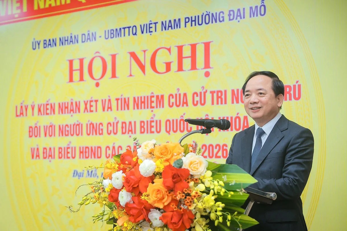 Ông Trịnh Văn Quyết, Bộ trưởng Nguyễn Kim Sơn và ông Vũ Văn Tiến được cử tri nhất trí giới thiệu ứng cử ĐBQH
