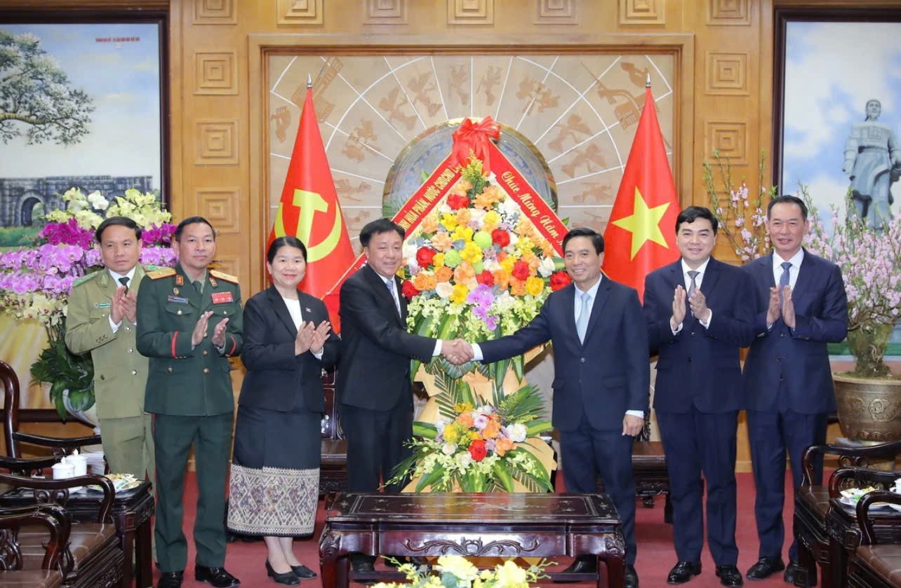 Tỉnh Hủa Phăn (Lào), tỉnh Mondulkiri (Campuchia) thăm, chúc Tết nhân dân, chính quyền tỉnh Thanh Hóa, Lâm Đồng