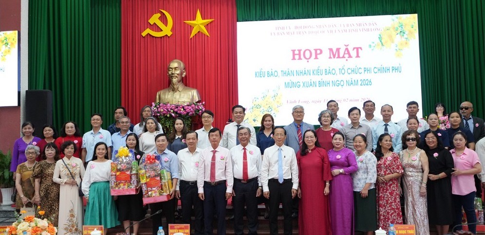 Vĩnh Long họp mặt kiều bào và các tổ chức phi chính phủ mừng Xuân Bính Ngọ năm 2026