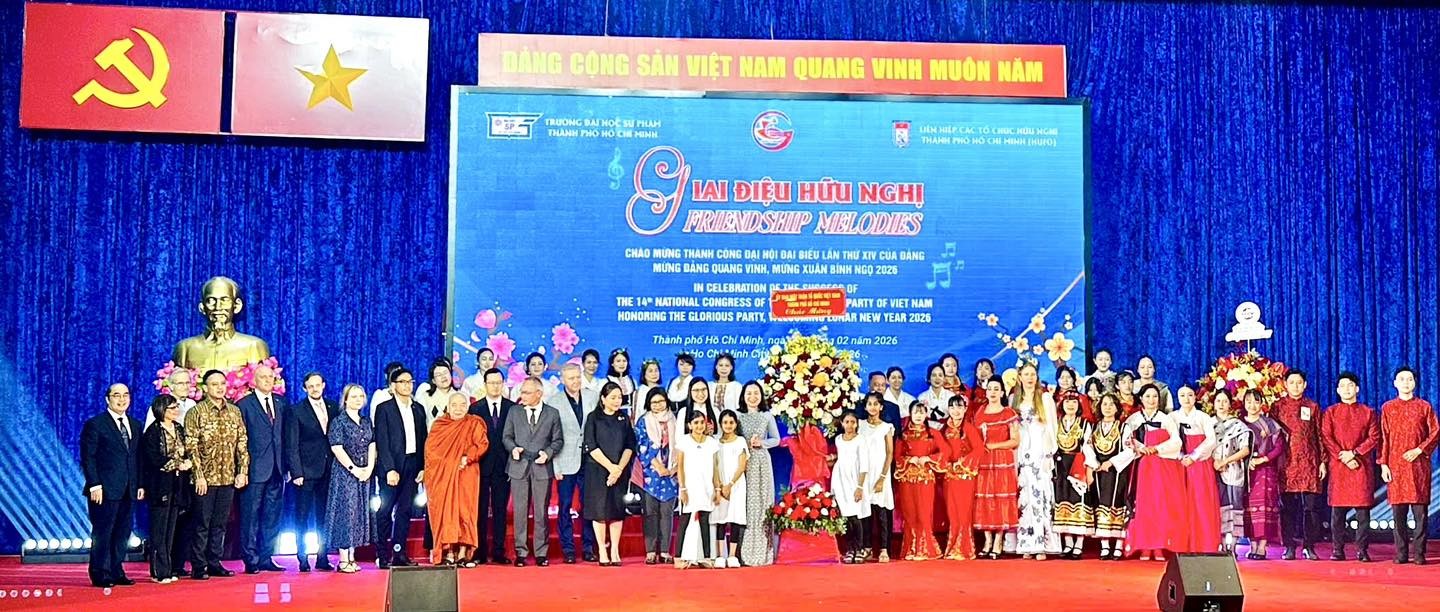 6 trọng tâm trong công tác năm 2026 của Liên hiệp các tổ chức hữu nghị TP.HCM