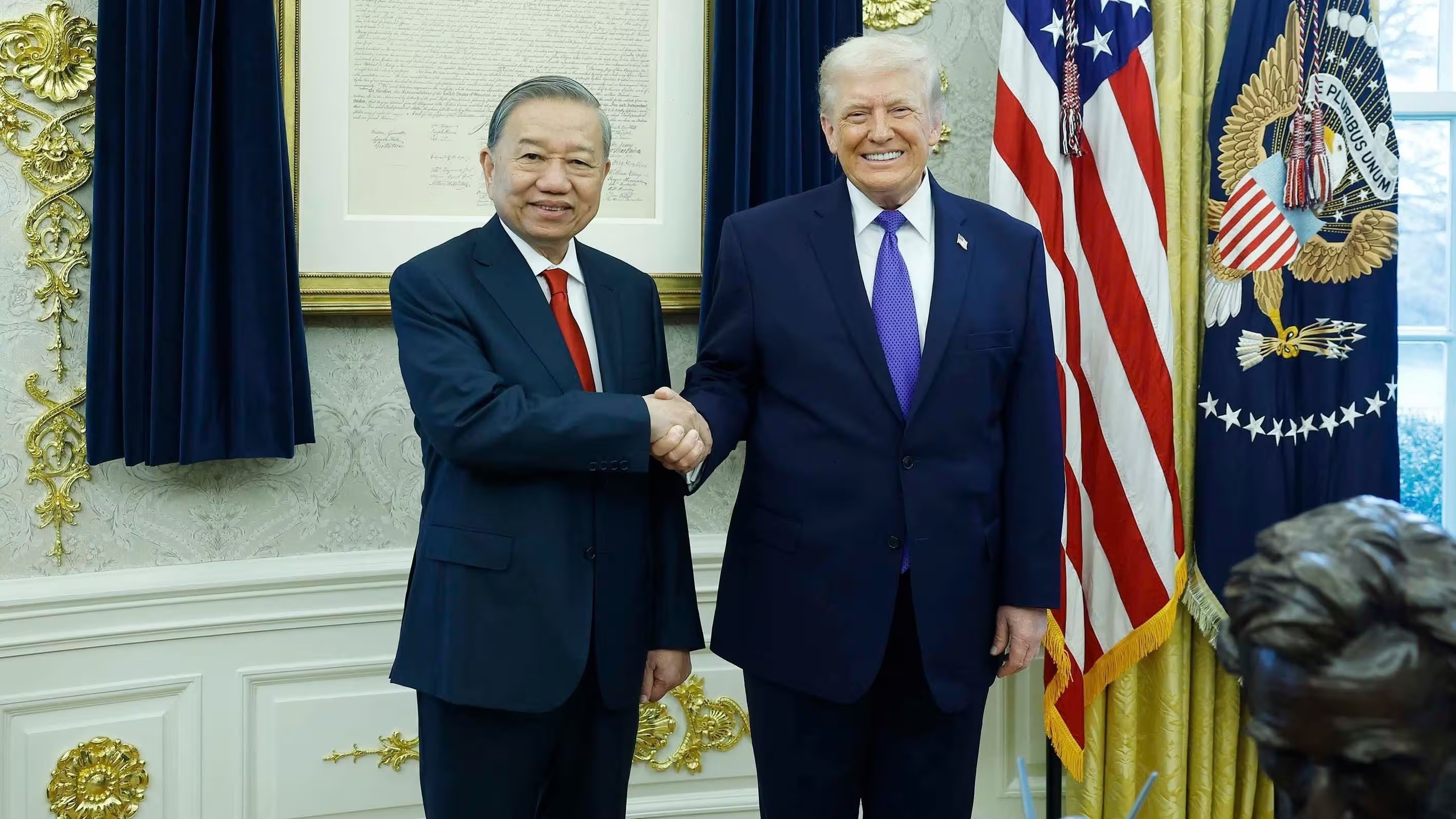 Tổng Bí thư Tô Lâm gặp Tổng thống Hoa Kỳ Donald Trump