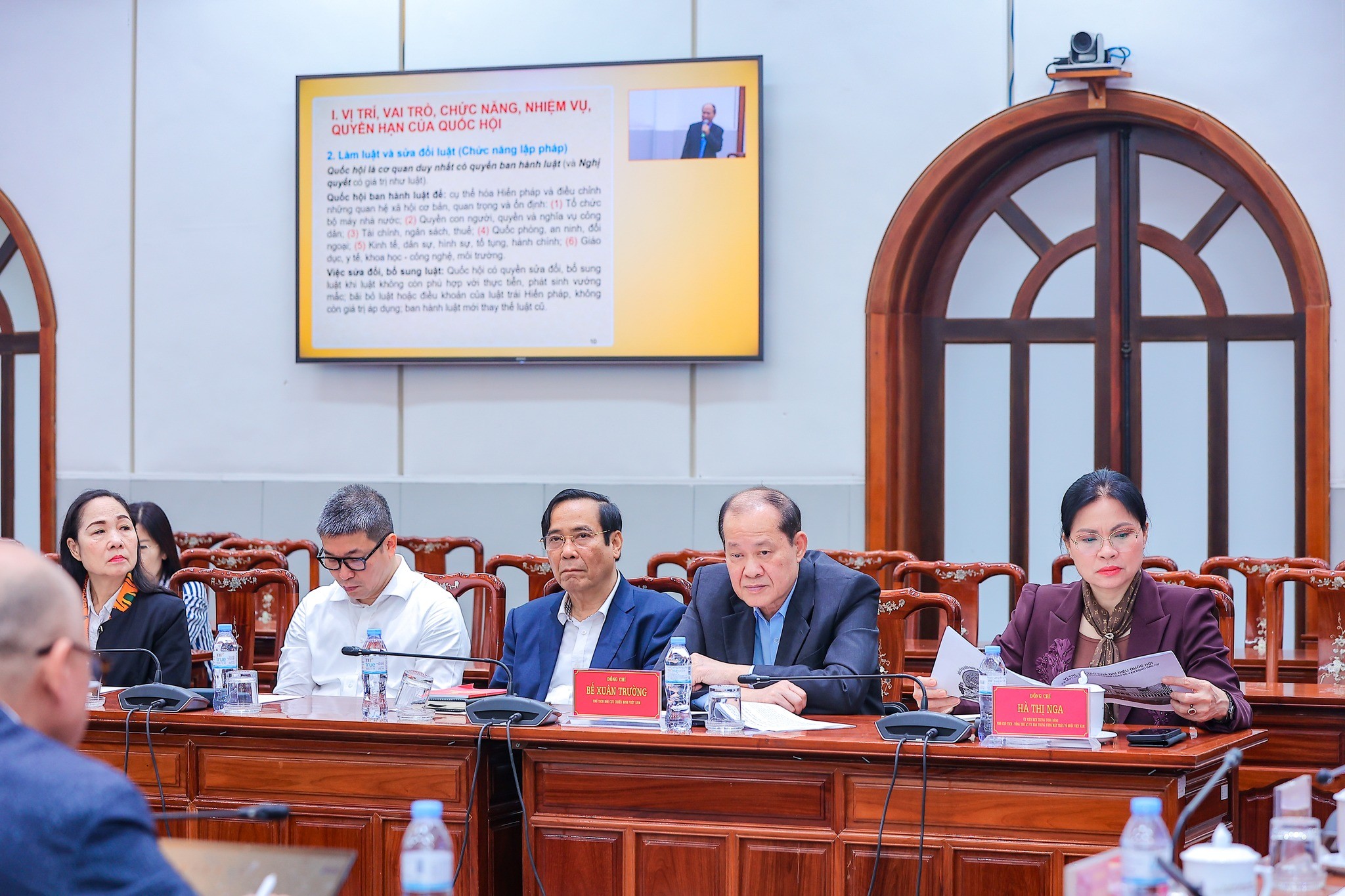 Người ứng cử đại biểu Quốc hội khóa XVI tại Hội nghị tập huấn ngày 24/2/2026 của Ủy ban Trung ương MTTQ Việt Nam 