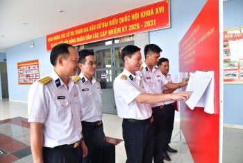 Vùng 2 Hải quân chuẩn bị chặt chẽ, đồng bộ cho công tác bầu cử