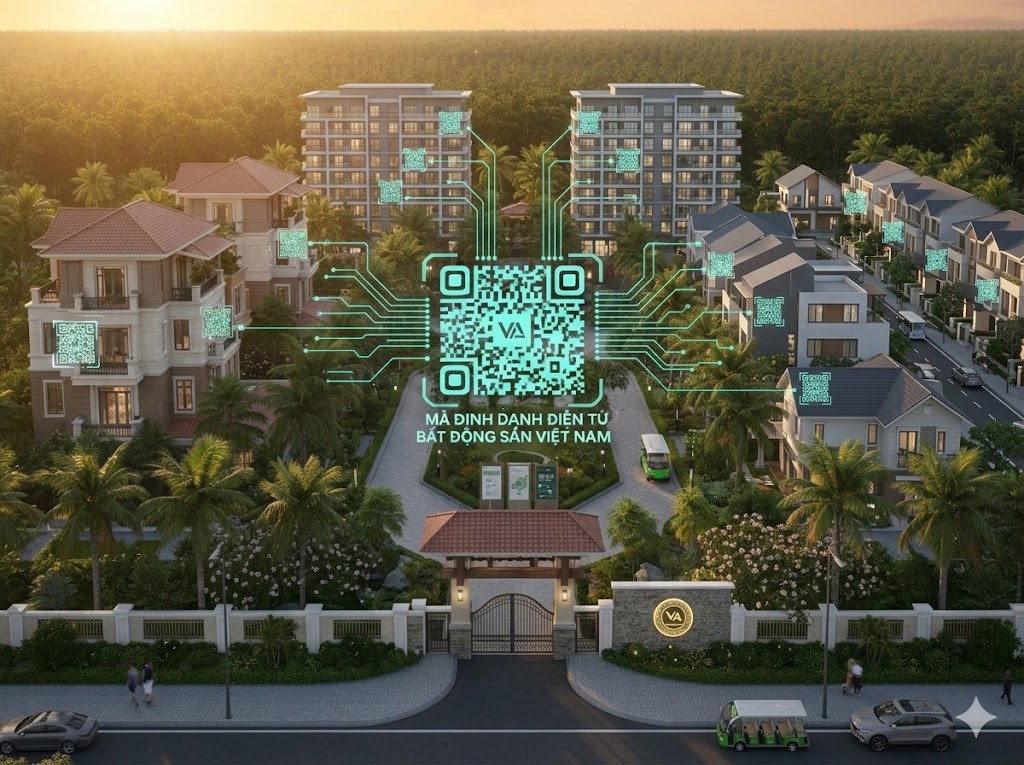 Hình ảnh bất động sản được gắn mã định danh. (Ảnh minh họa: Gemini)