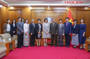 Lãnh đạo Hội hữu nghị Việt Nam - Nhật Bản tiếp Phu nhân cố Thủ tướng Shinzo Abe