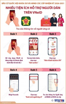 [Infographic] Bầu cử Quốc hội và HĐND: Cách tra cứu thông tin về người ứng cử trên VNeID