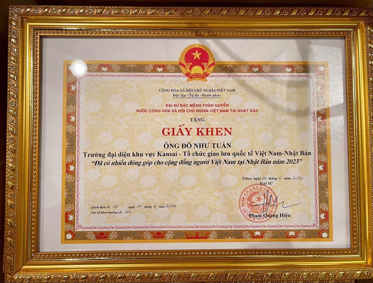 Đỗ Như Tuấn – doanh nhân Việt tại Nhật với nhiều hoạt động vì cộng đồng